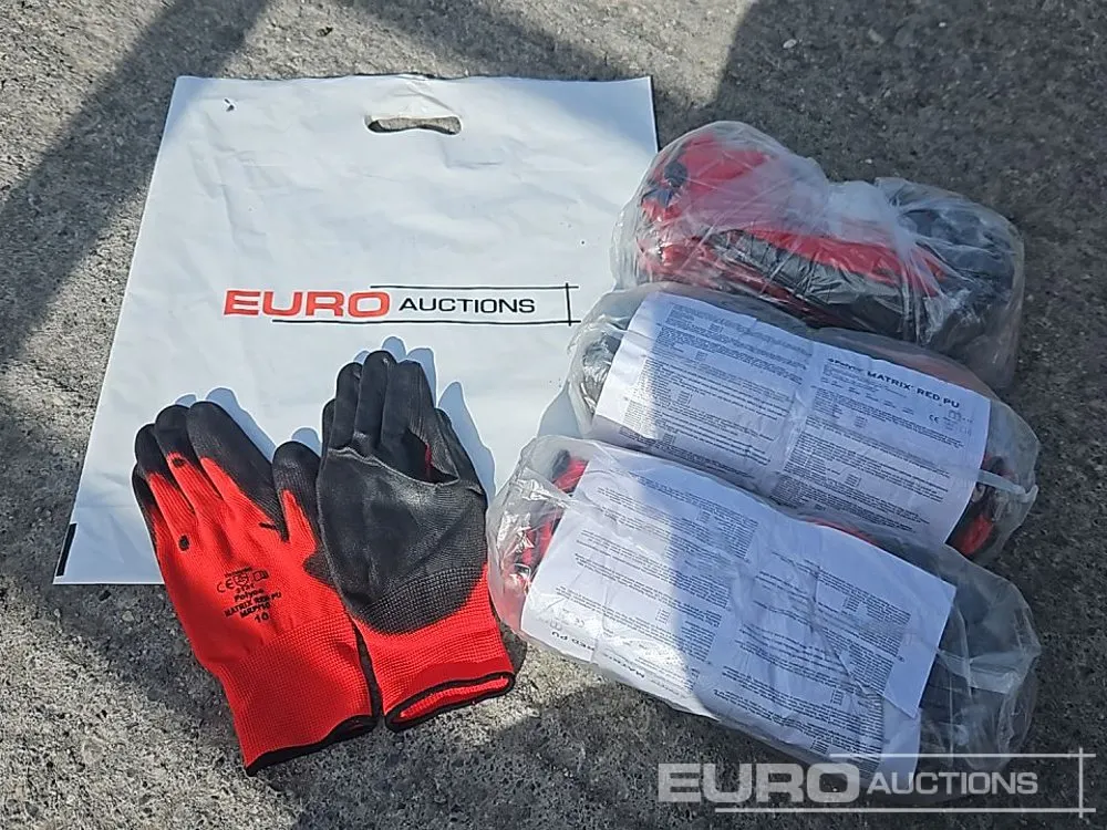 Unused Work Gloves (Size 10) (36 of)