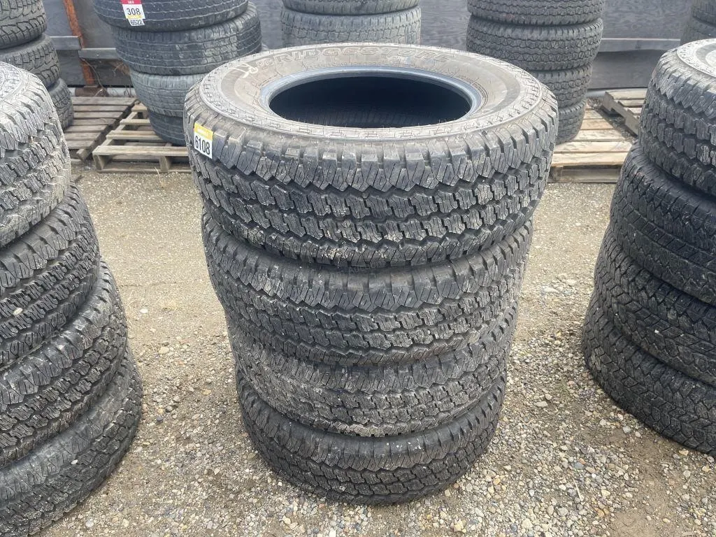Four Bridgestone Tires - LT275/70R18