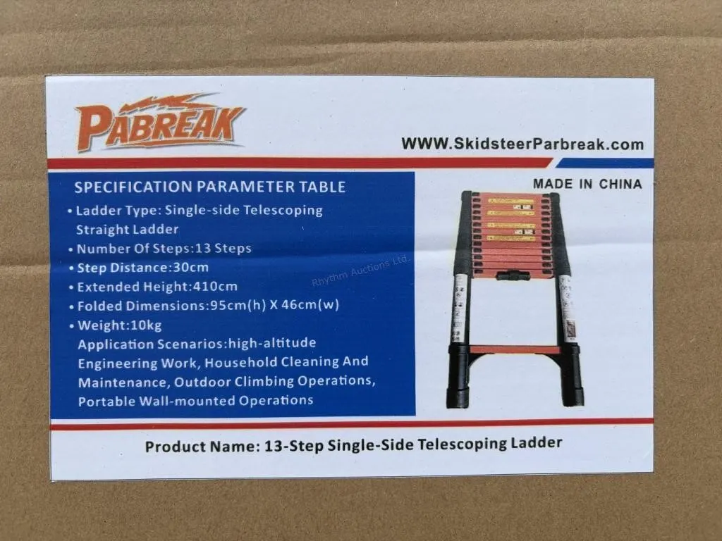 Single Telescopic Ladder - 4.1 Meter