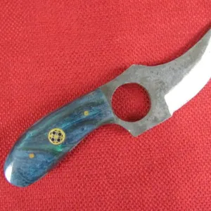 Damascus Steel Small Fixed Blade Knife
