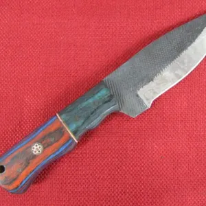 Colorful Wood Handle Skinner Knife