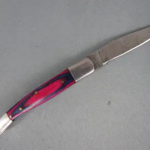 Pink,Blue Wood Handle Pocket Knife