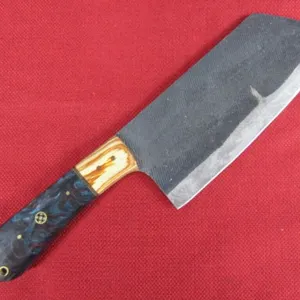 Blue Resin Blade Cleaver Knife