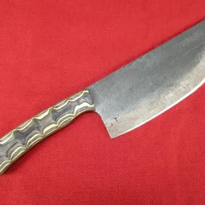 Wood Handle Butcher Knife