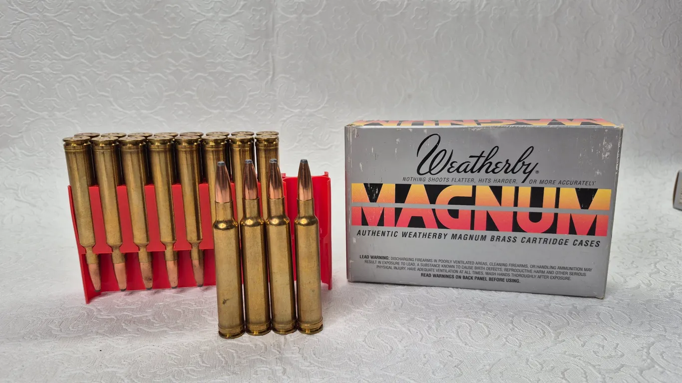 BOX OF .300 WEATHERBY MAG AMMUNITION