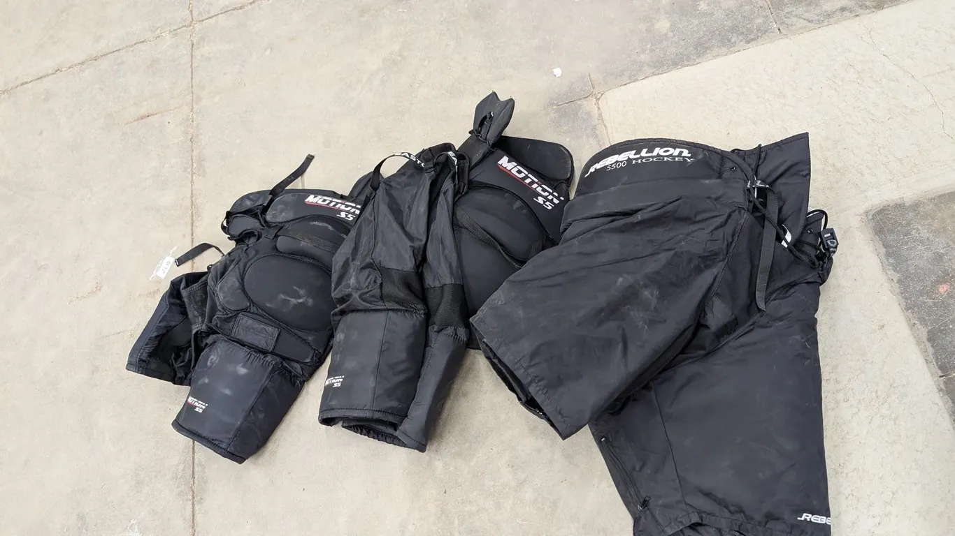 (3) Hockey Pants (Various Sizes & Brands)
