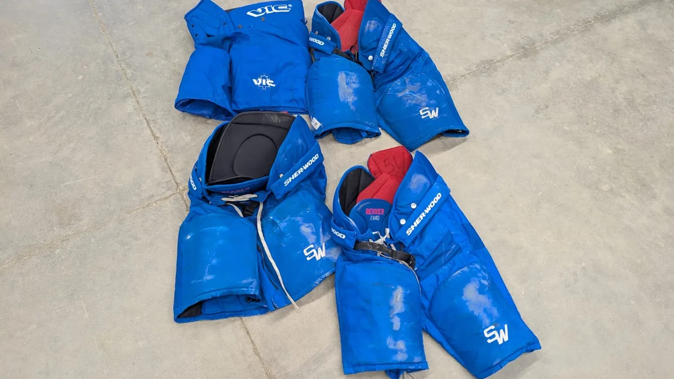 (3) Sherwood, (1) VIC Hockey Pants (Various Sizes)