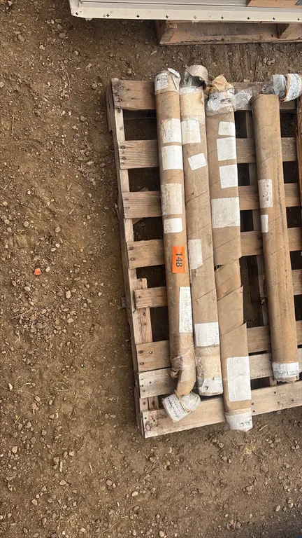 4 Packages of threaded rod 54" long