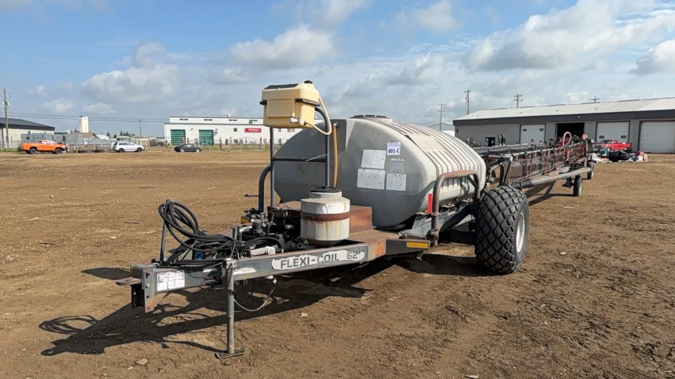 FLEXI-COIL 62 80' PT SPRAYER - s/n S62B00001027122 - MONITOR IN OFFICE