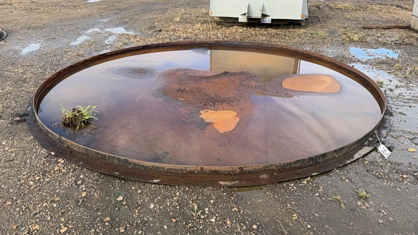 14' STEEL GRAIN BIN FLOOR