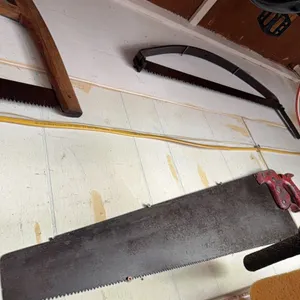 (2) very unique antique saws, winning bidder takes both