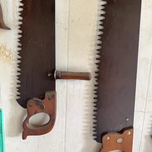 (2) Antique saws, note detail, very nice shape