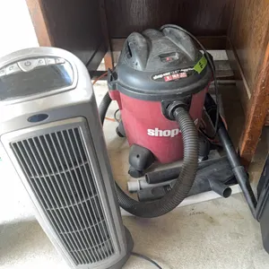 Shop vac and heater