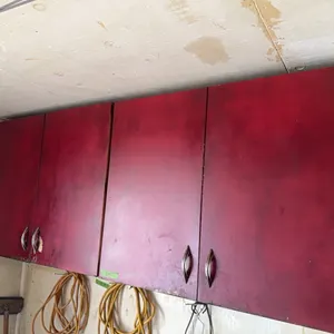 Two matching metal cabinets for shop, invludes excellent bonus items inside. (See photos)