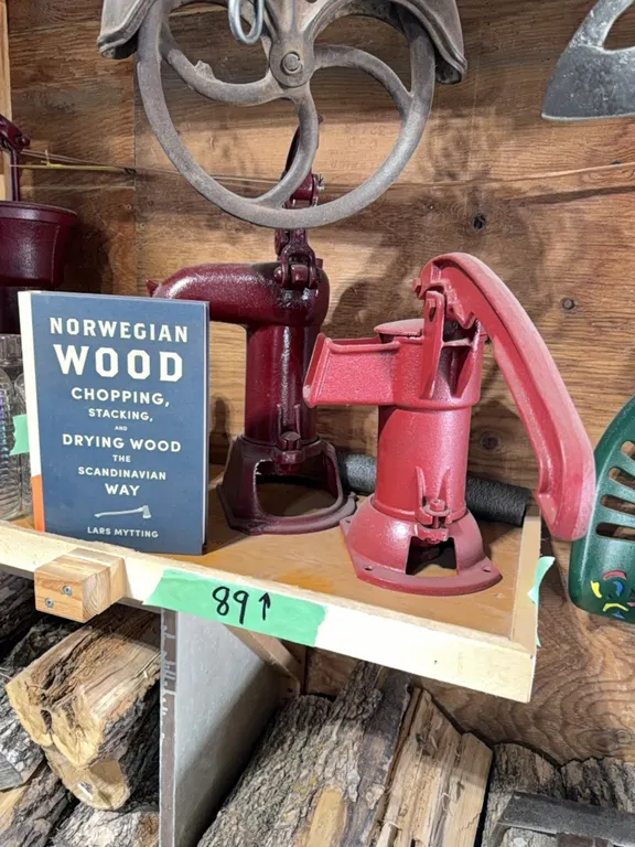 (2) Antique pumps, norwegion book