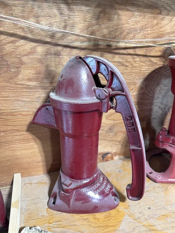 Antique cistern pump