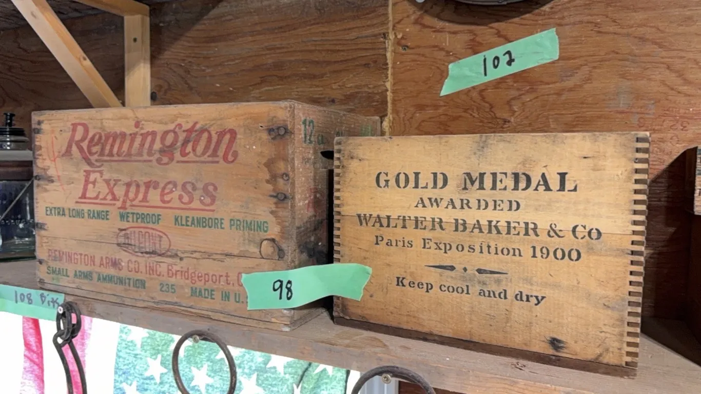 Wooden ammo box’s