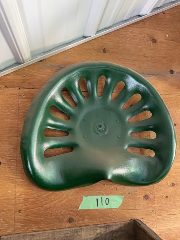 Old antique tractor seat
