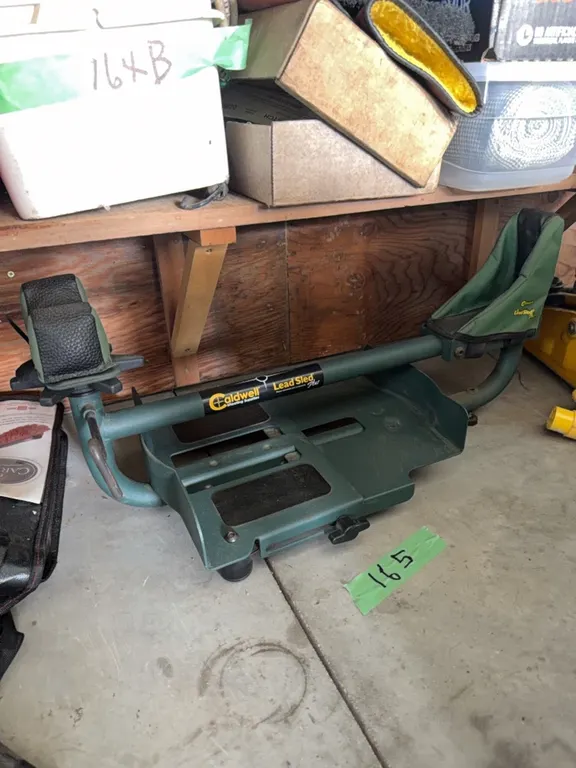 Caldwell gun vise, excellent shape. “Lead sled”