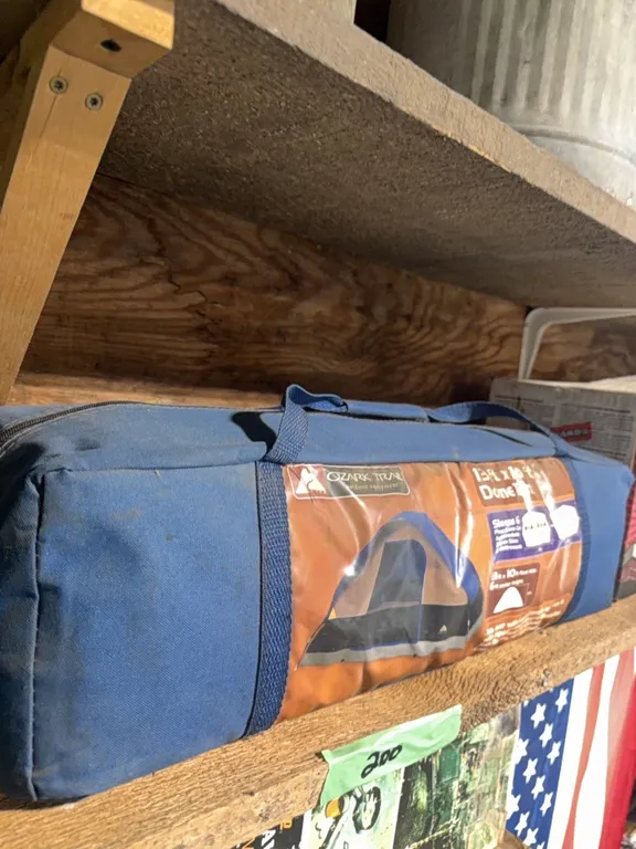 13‘ x 10‘ Ozark Trail six man tent, 6 feet center height