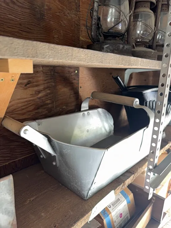 Antique grain scoop
