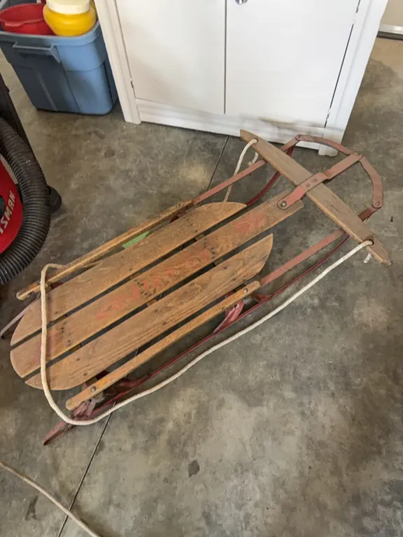 Child’s sled from long ago