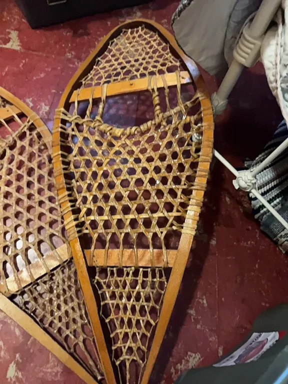 1 pair of snowshoes