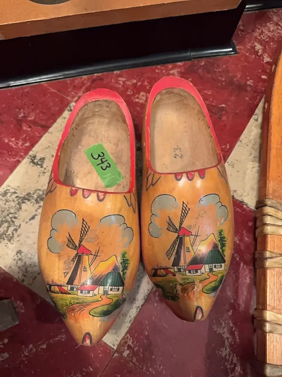 Holland wooden shoes