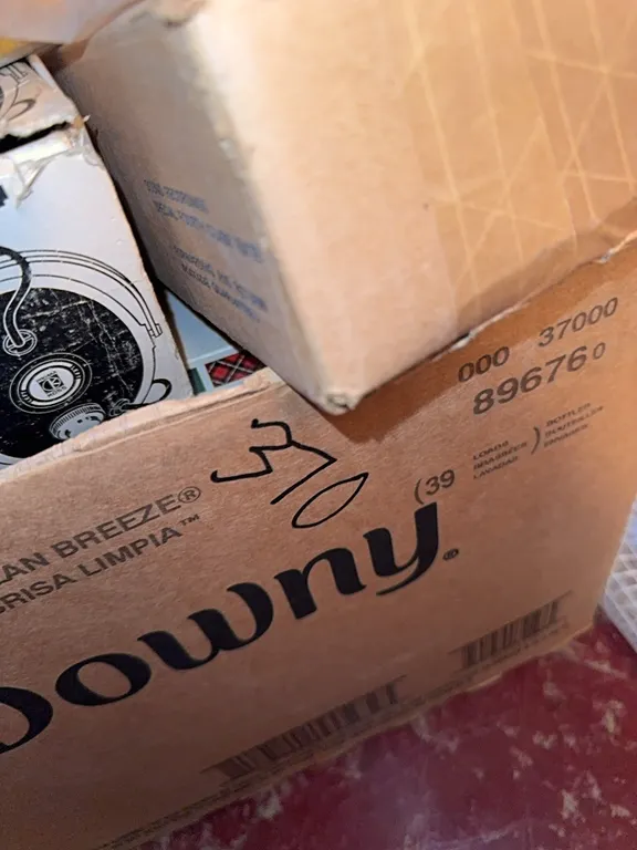 box of reel to reel tapes, old head phones, tape splicer