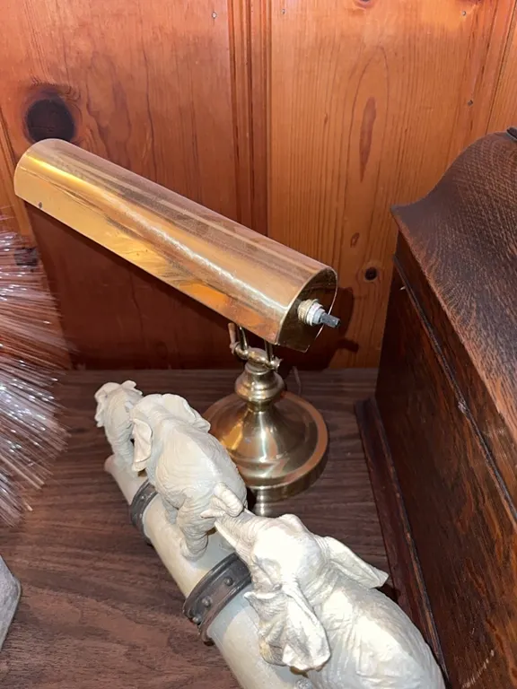lamp and elephant desk fixture