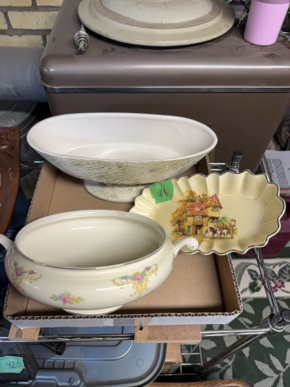 vintage glassware