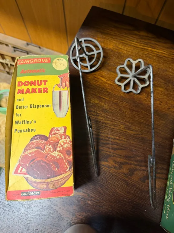 cookie press, donut makers, rosette makers