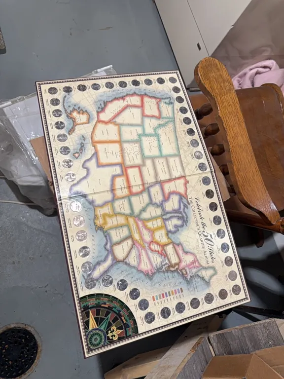 Complete set of all 50 states of quarters