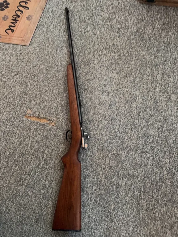Winchester 22 short long or long rifle model 67 single shot .22 bolt action