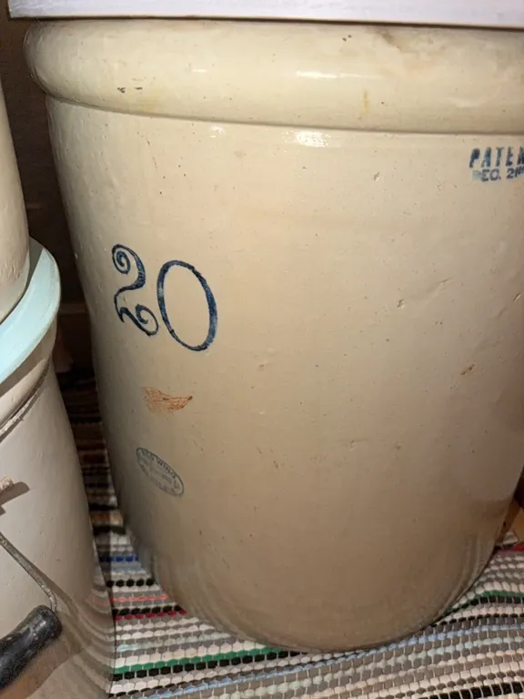 20 gallon Red Wing crock, getting tough to find