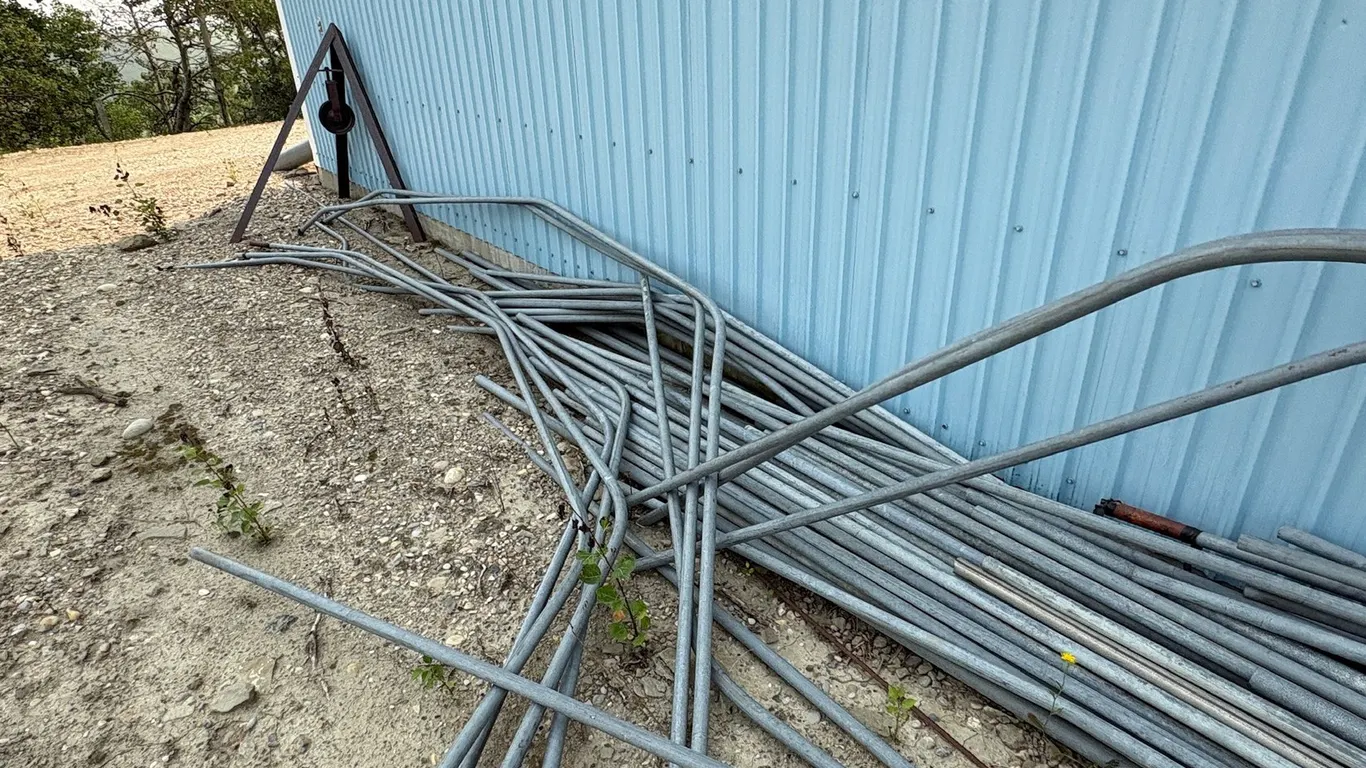 GALVANIZED METAL PIPE, TUBING & CULVERT LOT