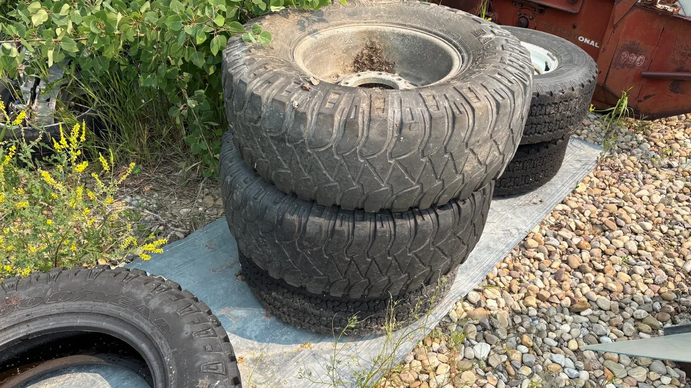 ASSORTED TRUCK & OFF-ROAD TIRES WITH WHEELS