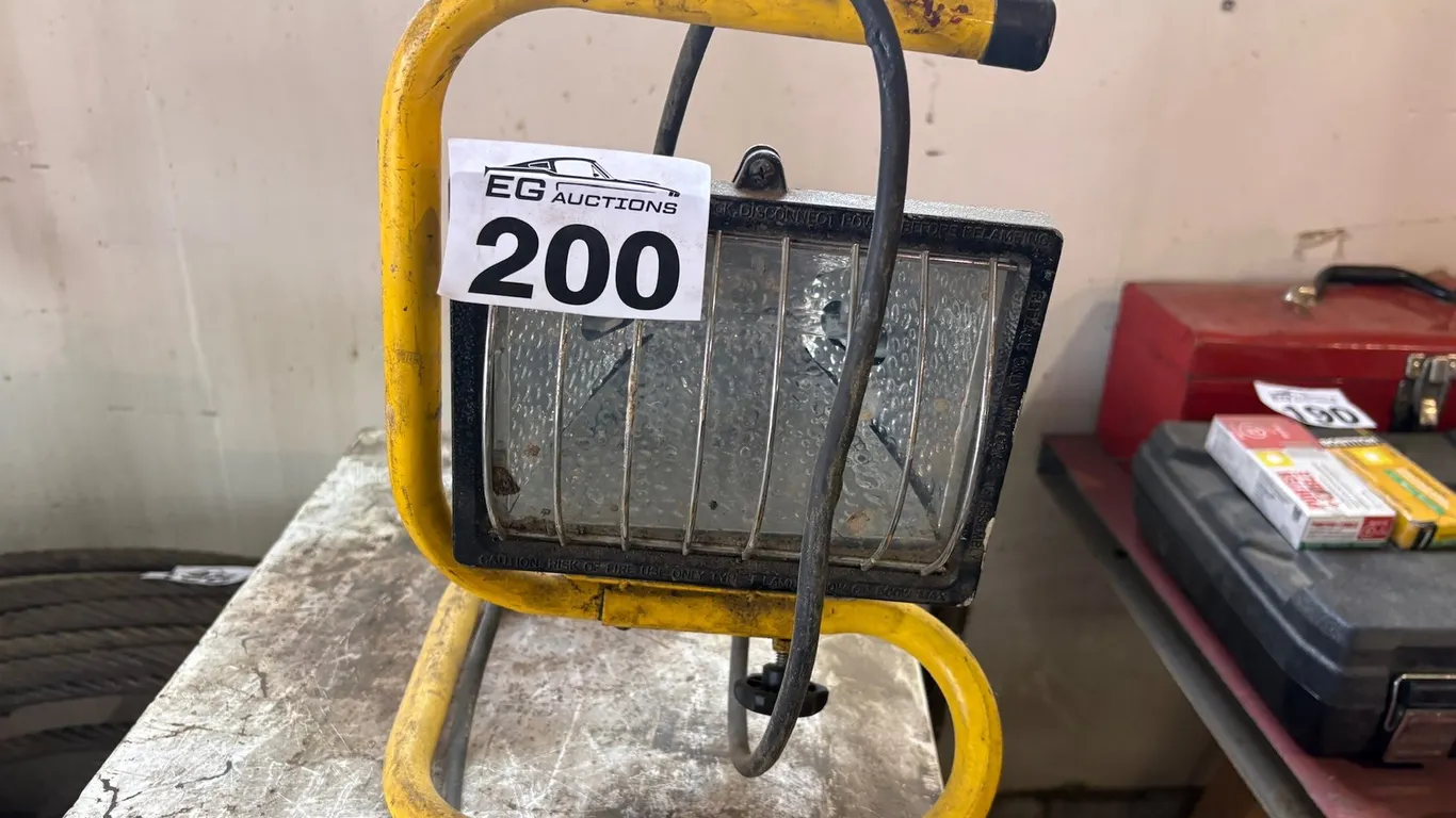 PORTABLE HALOGEN WORK/FLOOD LIGHT