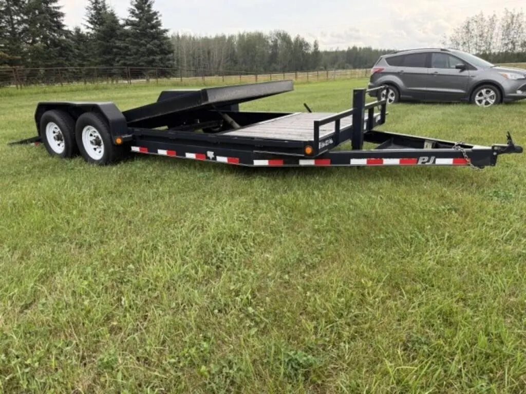 2014 PJ 21' Gravity Tilt Deck Trailer