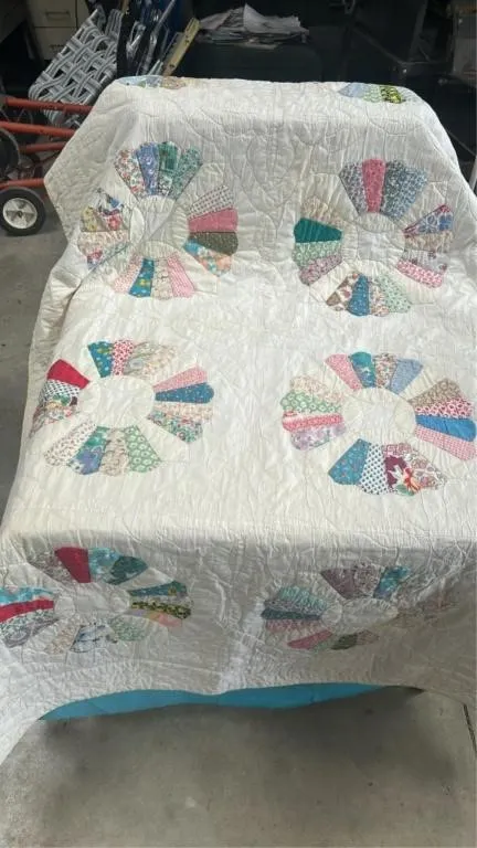 Hand stitched quilt
