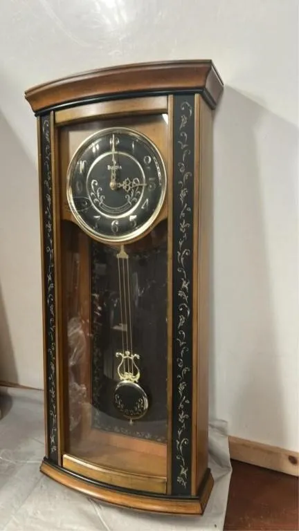 Bulova wall clock,
