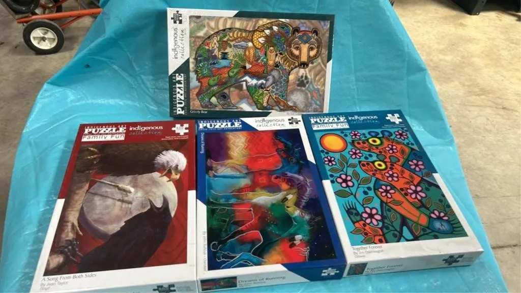 Indigenous art puzzles