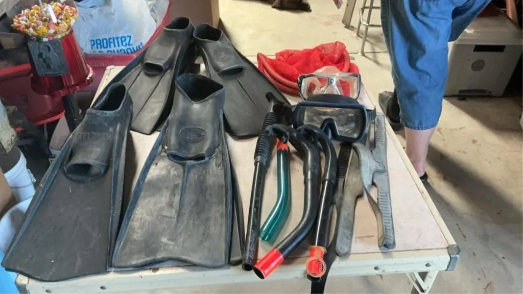 Swimming fins 4 pairs