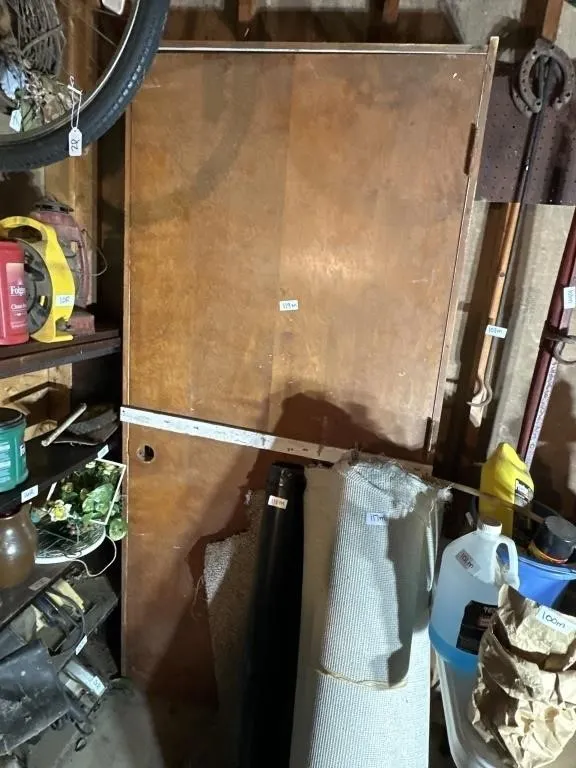 Wooden door and frame 37 in door