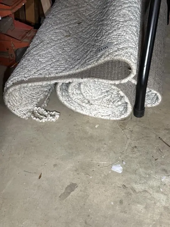 2- Scrap carpet pieces. Approx 20x32