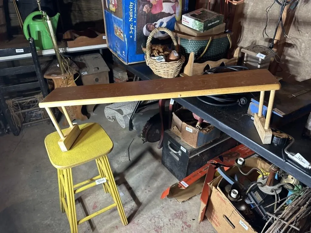 Wooden shelf 36x6x10