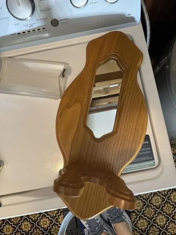 Wooden wall sconce 21x10