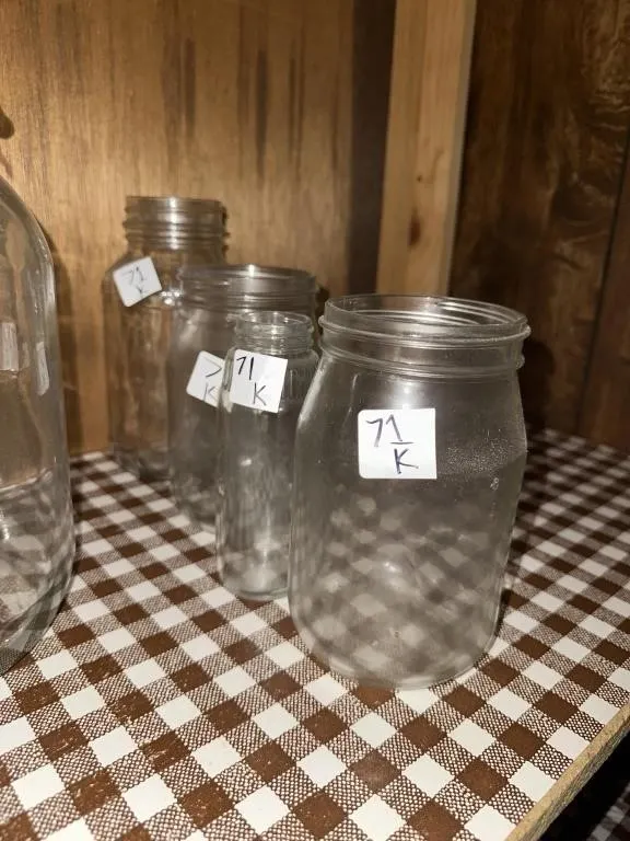 4 random jars