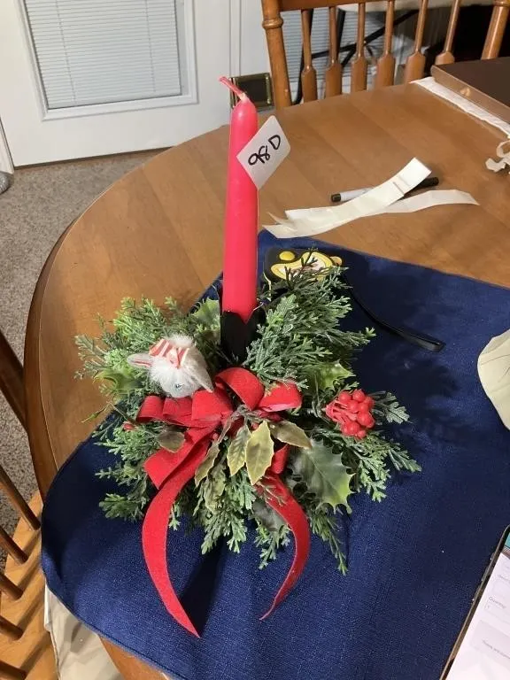 Xmas candle holder