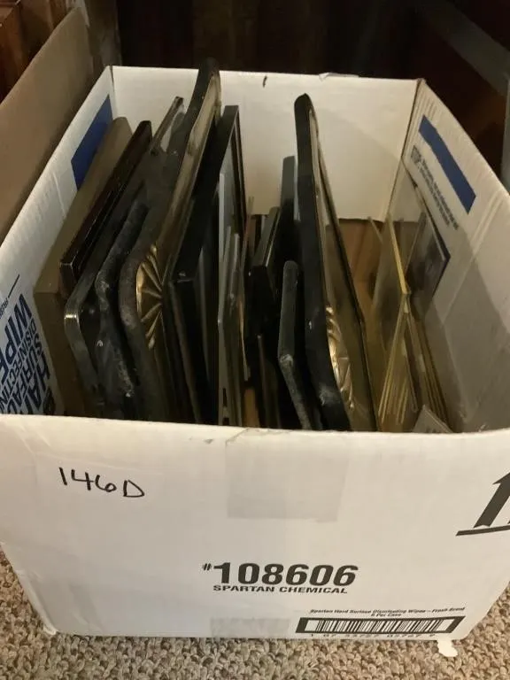Assortment pix frames in box